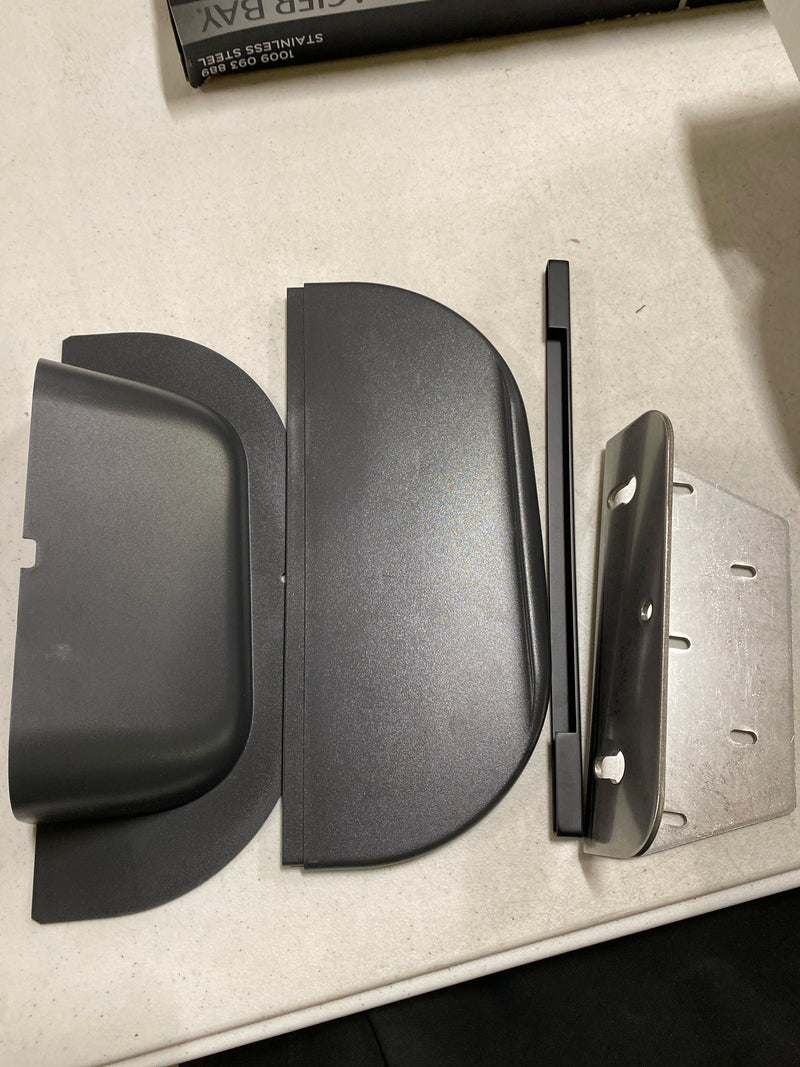 Kohler K-26306-BL Statement Shower Foot Ledge - Matte Black