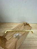 Baldwin 4408044 Contemporary 12 Inch Center to Center Handle Cabinet Pull from the Estate Collection - Lifetime Satin Brass