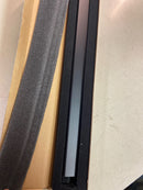 Alno D970-18-MB Tab 18" Center to Center Solid Brass Surface Mount Linear Appliance Handle / Appliance Pull - Matte Black
