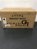 Elegant Lighting LD6004W6BK Mel 15" Wall Sconce with Linen Shade - Black