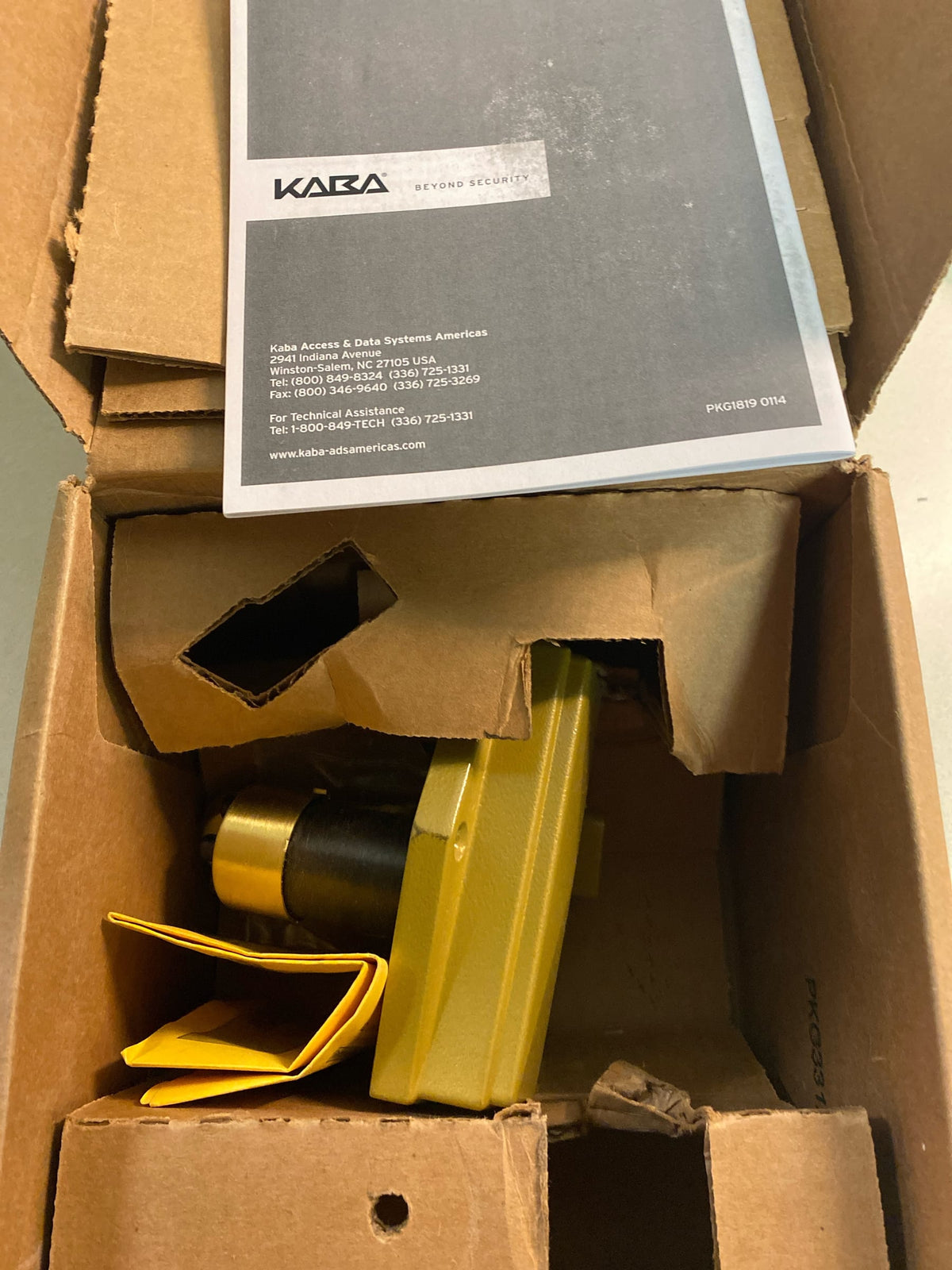 Kaba Simplex 9040000-04-41 Thumbturn Mechanical Pushbutton Deadbolt