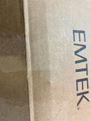 Emtek 2165US15 Narrow Oval 7-1/4" Tall Privacy Pocket Door Lock - Satin Nickel