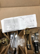 Baldwin ENTUBCRR260 Tube Single Cylinder Keyed Entry Door Lever Set with Contemporary Round Rose - Polished Chrome