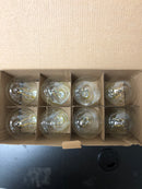 Feit electric 8 pack 60w daylight 5000k clear glass st19 dimmable led bulbs