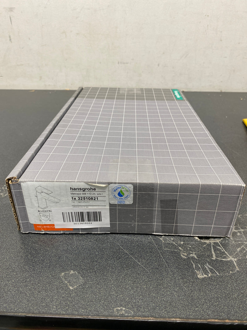 Hansgrohe 32510821 Metropol 1.2 (GPM) Single Hole Bathroom Faucet - Brushed Nickel