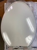 Kohler K-20454-0 Ridgewood Elongated Molded Wood Toilet Seat with Quiet-Close - White