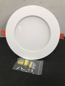 Progress lighting P800005-028-30 Progress Lighting 7 in. 3000K White Integrated LED Recessed Trim