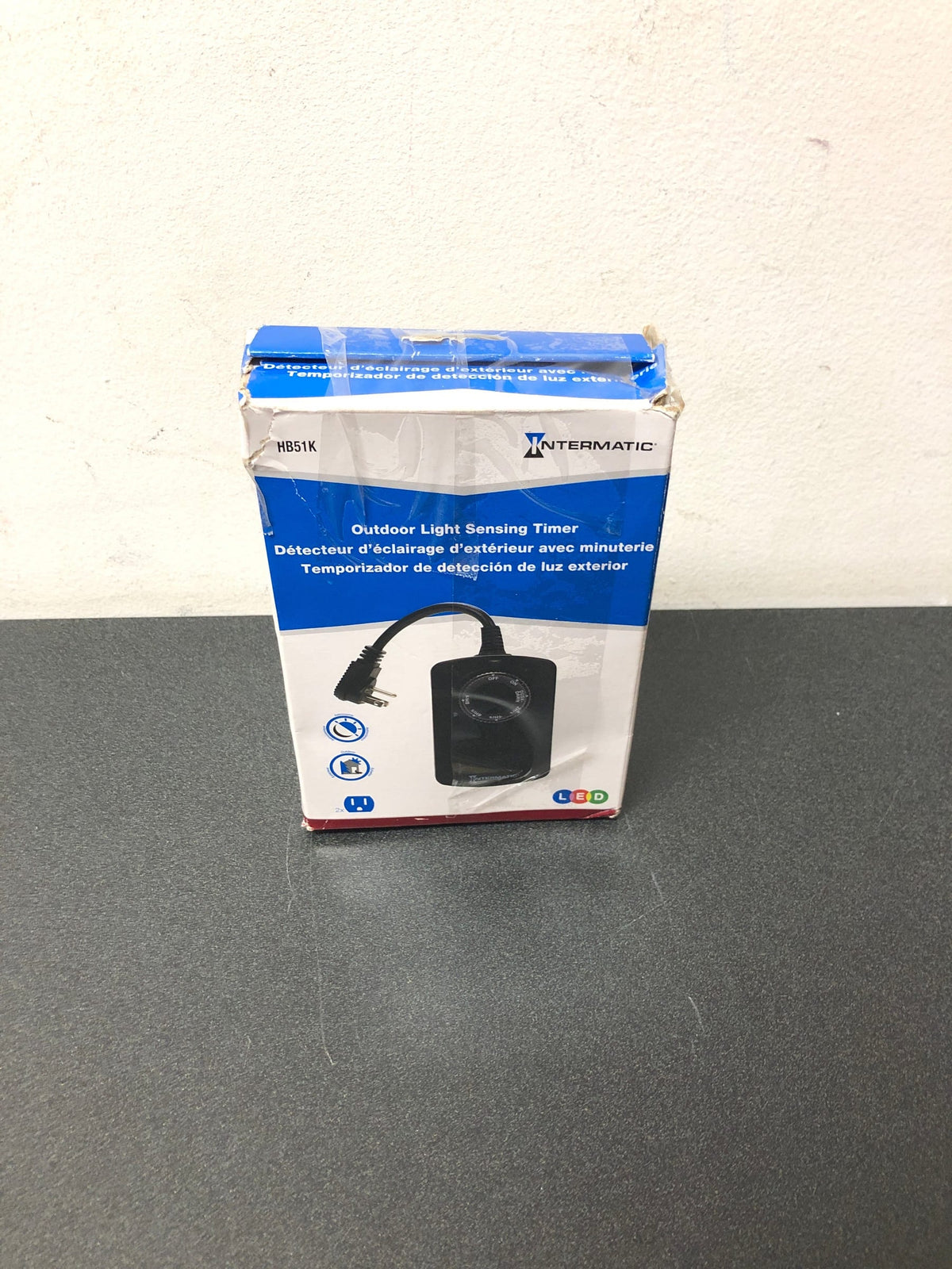Intermatic HB51KD89 1000-Watt Outdoor Timer with Photocell Light Sensor for Christmas Lights and Decorations