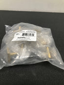 Franklin Brass P40847K-117-C Simple Chamfered 1-1/8 Inch Square Cabinet Knob - Pack of 10 - Brushed Brass