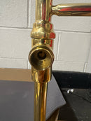 Newport Brass 3190-5503/03N Heaney 4.5 GPM Wall Mounted Single Hole Pot Filler - Uncoated Polished Brass - Living