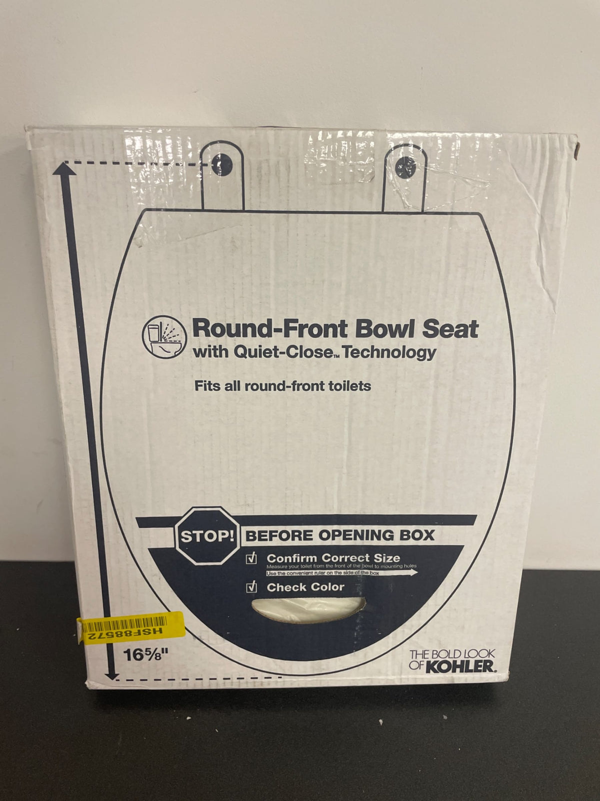 Kohler Stonewood Round Closed-Front Toilet Seat with Soft Close