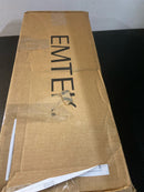 Emtek 4819HLOUS4RH Lausanne Right Handed Full Plate Single Cylinder Keyed Entry Handleset with Helios Interior Lever - Satin Brass