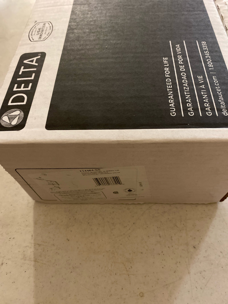 Delta T14464-SS Ashlyn Monitor 14 Series Single Function Pressure Balanced Tub and Shower - Less Rough-In Valve - Brilliance Stainless