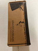 Kingston Brass KS215SB Kingston 1.2 GPM Wall Mounted Bridge, Widespread Bathroom Faucet - Brushed Brass