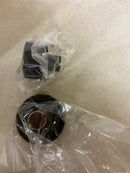 Miseno MLK5080BK Tuscora Shaker Non-Turning One-Sided Door Knob with Round Rose - Matte Black