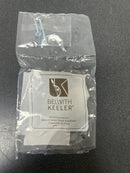 Belwith Keeler B076146-SN Channel 1-1/4 Inch Rectangular Modern Bauhaus Cabinet Knob / Drawer Knob - Satin Nickel