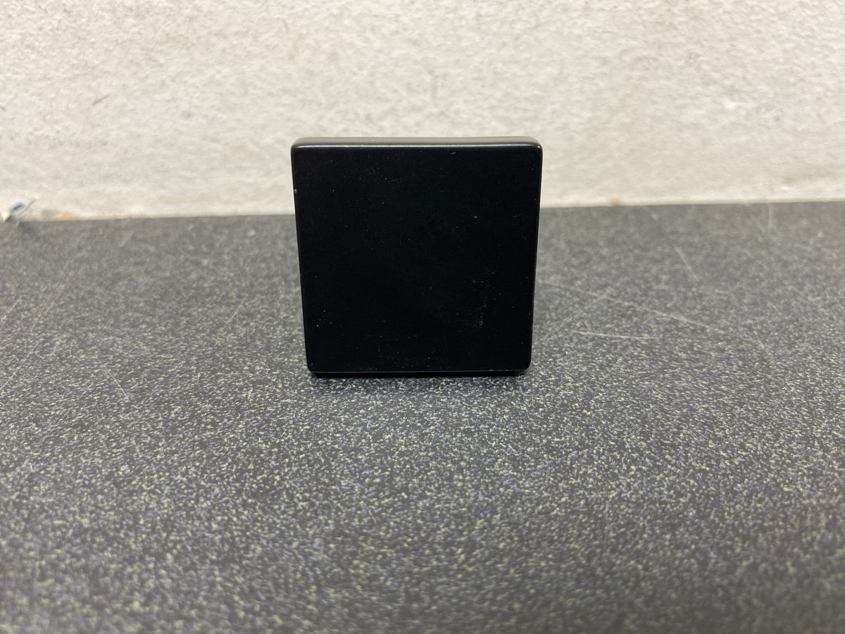 Amerock BP36905FB Monument 1-3/16 Inch Square Cabinet Knob - Matte Black
