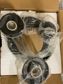 Globe Electric Annecy 3 Light Semi Flush Ceiling Light with Seeded Glass Shades