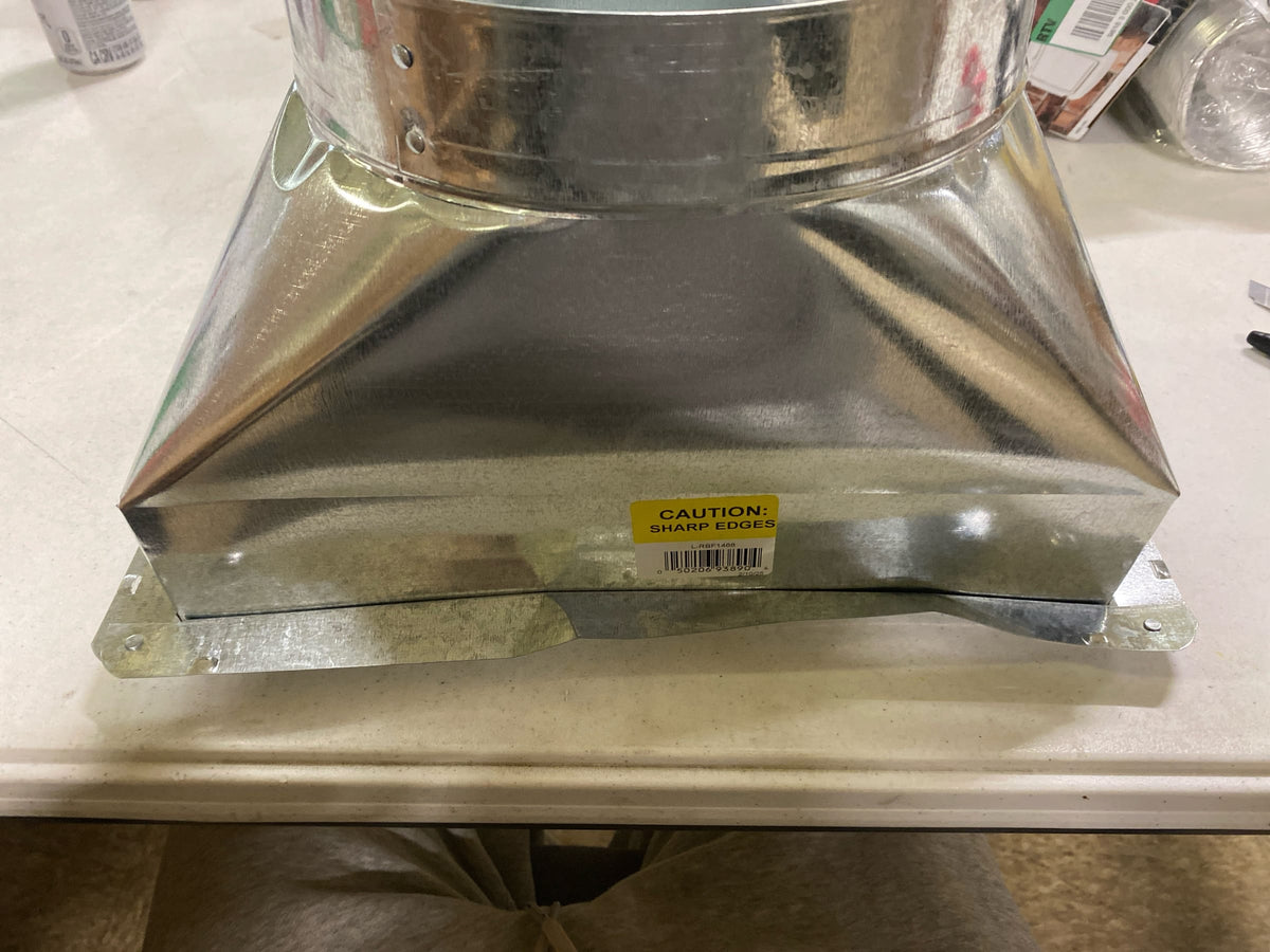 Master Flow 14 in. x 6 in. to 8 in. Universal Register Box with Flange