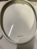Duravit 0025290000 DuraStyle Elongated Closed-Front Toilet Seat with Soft Close - White