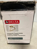 Delta Faucet Zura Towel Ring, Champagne Bronze, Bathroom Accessories, 77446-CZ