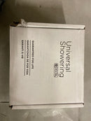 Delta Universal Showering Components H2Okinetic 5-Setting Angular Modern Raincan Shower Head