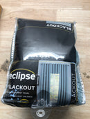 ECLIPSE Blackout Curtains for Bedroom - Palisade 52" x 108" Insulated Darkening Single Panel Grommet Top Window Treatment Living Room, Mineral
