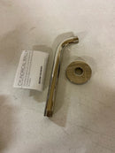 Signature Hardware SHSK83PN 8" Contemporary Wall Mounted Shower Arm and Flange - Polished Nickel