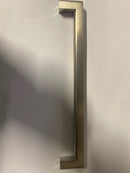 Colonial Bronze 745-8-15 745 Series 8" Center to Center Luxury Solid Brass Sleek Square Cabinet Handle / Drawer Pull - Made in USA - Satin Nickel