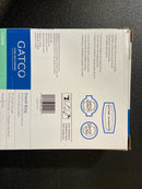 Gatco 5412 Lizzie, Towel Ring, Brushed Nickel/Wall Mounted 6.50" Towel Ring for Bathroom/Hand Towel Holder