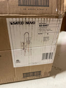 Nuvo Lighting 60-6867 Transitional One Light Wall Sconce from Bahari Collection in Polished Nickel Finish,