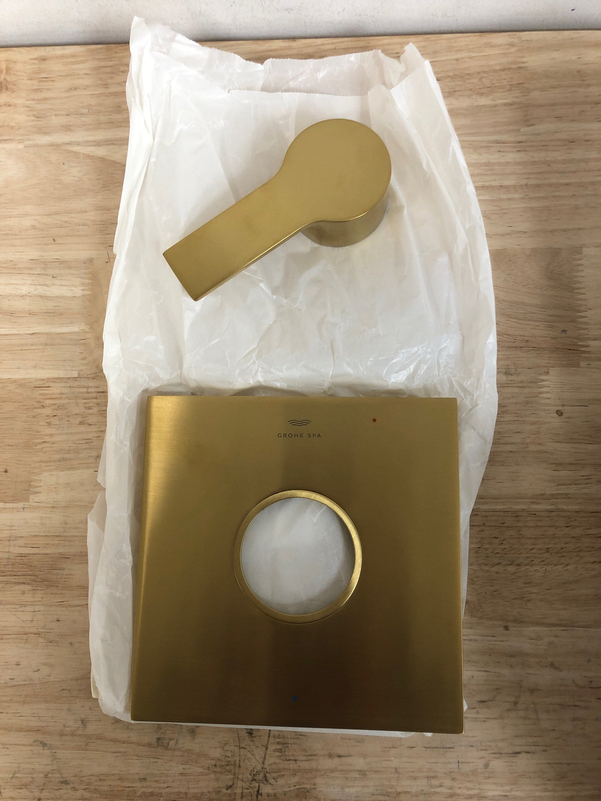 Grohe 19375GN1 Allure Valve Trim Pressure Balance with Metal Lever Handle - Brushed Cool Sunrise