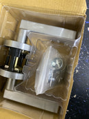 Kwikset 720HFLSQT-26D Halifax Lever with Square Rose Passage Door Lock with 6AL Latch and RCS Strike Satin Chrome Finish