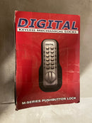 Lockey USA M-210-ABDC Mechanical Keyless Double Combination Deadbolt, Antique Brass