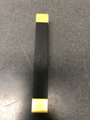 Belwith Keeler B076710WB-BGB Fuse 6-5/16 Inch (160 mm) Center to Center Wood Inlay Cabinet Handle / Drawer Pull - Brushed Golden Brass With Black Wood