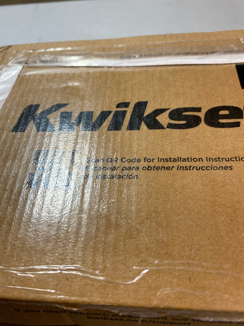Kwikset 730SALSQT-11P Singapore Lever with Square Rose Privacy Door Lock with 6AL Latch and RCS Strike Venetian Bronze Finish