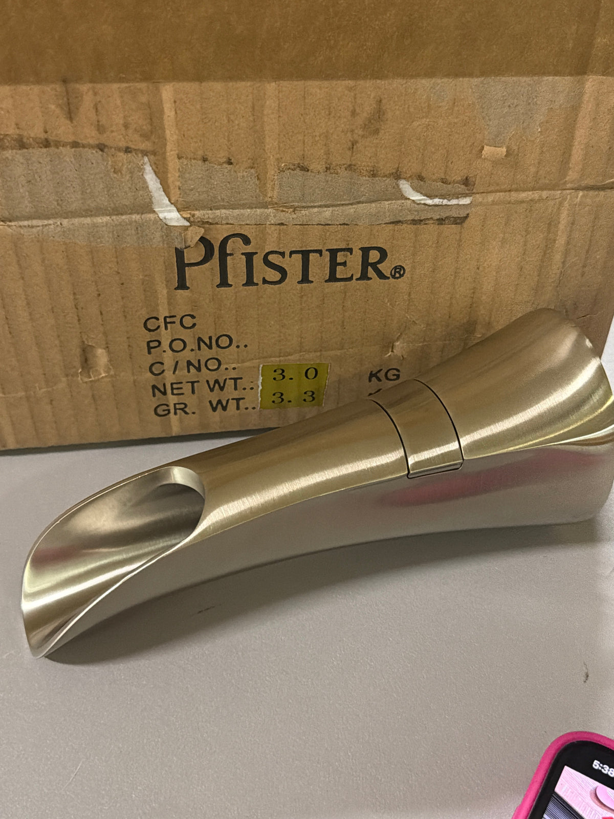 Pfister Rhen Diverting Trough Tub Spout (Brushed Nickel) 920-209J