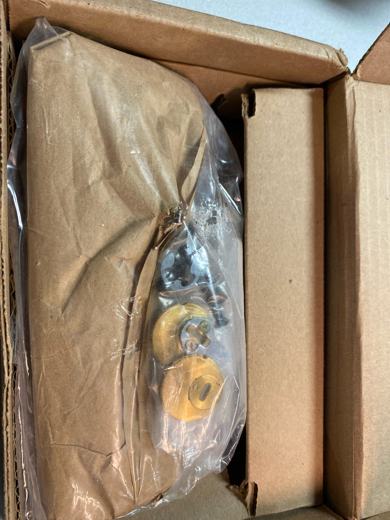 Emtek 2163US19 Narrow Oval 7-1/4" Tall Single Cylinder Keyed Entry Pocket Door Lock - Flat Black