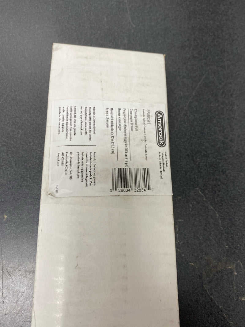 Amerock BP53805CZ Kane 12 Inch Center to Center Appliance Pull - Champagne Bronze