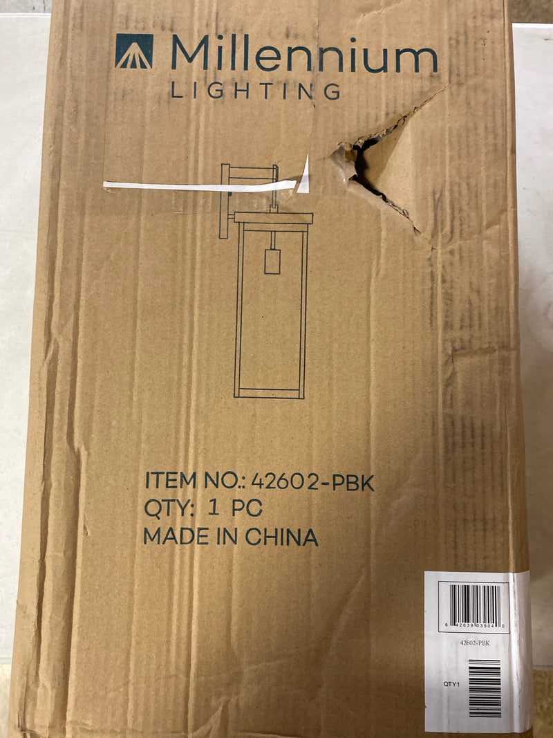 Millennium Lighting 42602-PBK Barkeley 22" Tall Outdoor Wall Sconce - Powder Coat Black