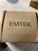 Emtek 520FAUS19 Faceted Privacy Door Lever Set from the SELECT Brass Collection - Flat Black