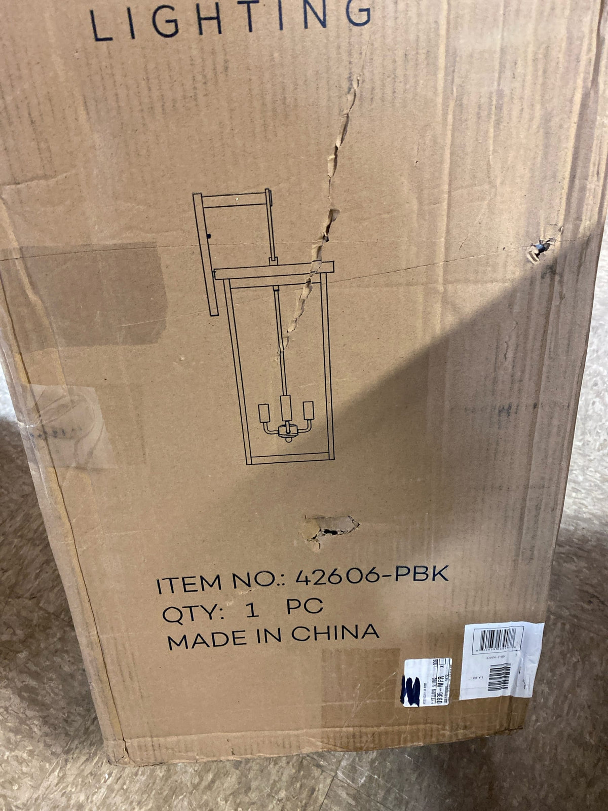 Millennium Lighting 42606-PBK Barkeley 4 Light 30" Tall Outdoor Wall Sconce - Powder Coat Black
