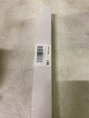 Ashley Norton MT4410-254-GSN Geneva 10" Center to Center Luxury Solid Brass Stepped End Round Bar Large Cabinet Bar Handle / Drawer Bar Pull - Satin Nickel