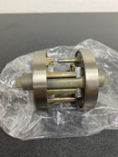 Baldwin PSROUCRR150 Round Passage Door Knob Set with Modern Round Rosette from Reserve Collection - Satin Nickel