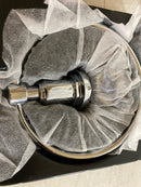 Signature Hardware 447228 Greyfield 6-1/2" Wall-Mounted Towel Ring - Polished Nickel