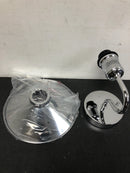 Elegant Lighting LD4033W9C Etude Single Light 8" Tall Bathroom Sconce - Chrome