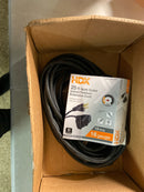 Hdx HWHD16325F 25 ft. 16/3 Light Duty Indoor/Outdoor Extension Cord with Multiple Outlet Triple Tap End, Black