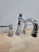 Signature Hardware 448524 St. Martin Deck Mounted Roman Tub Filler Faucet - Less Valve - Chrome