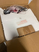 Homeplace lighting 349012MB Brentwood 9.75 in. W x 18 in. H 1-Light Pendant in Matte Black with Clear Teardrop Water Glass