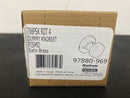Kwikset 788PSKRDT-4 Pismo Reversible Non-Turning One-Sided Dummy Door Knob - Satin Brass